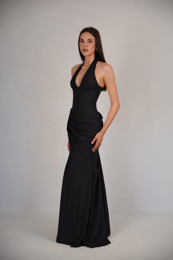 Nehemia Gown - Czarna
